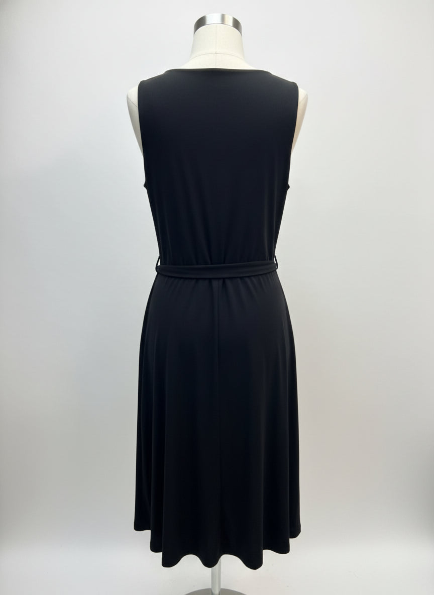 41 Hawthorn · Faux Wrap Dress · Large · Black