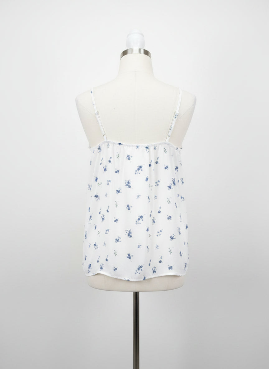 HippieRose · Tank Top · Large · CreamBlue