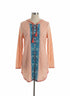 Aqua et Sol · Hooded Swim Cover with Pockets! · Medium · Coral and Teal