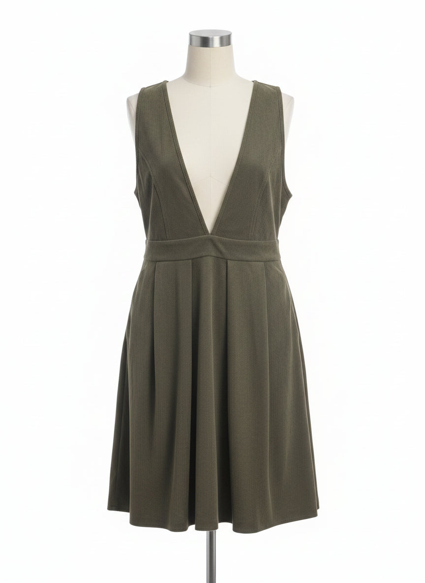 Bloomchic · Sleeveless Dress · L/XL · Evergreen
