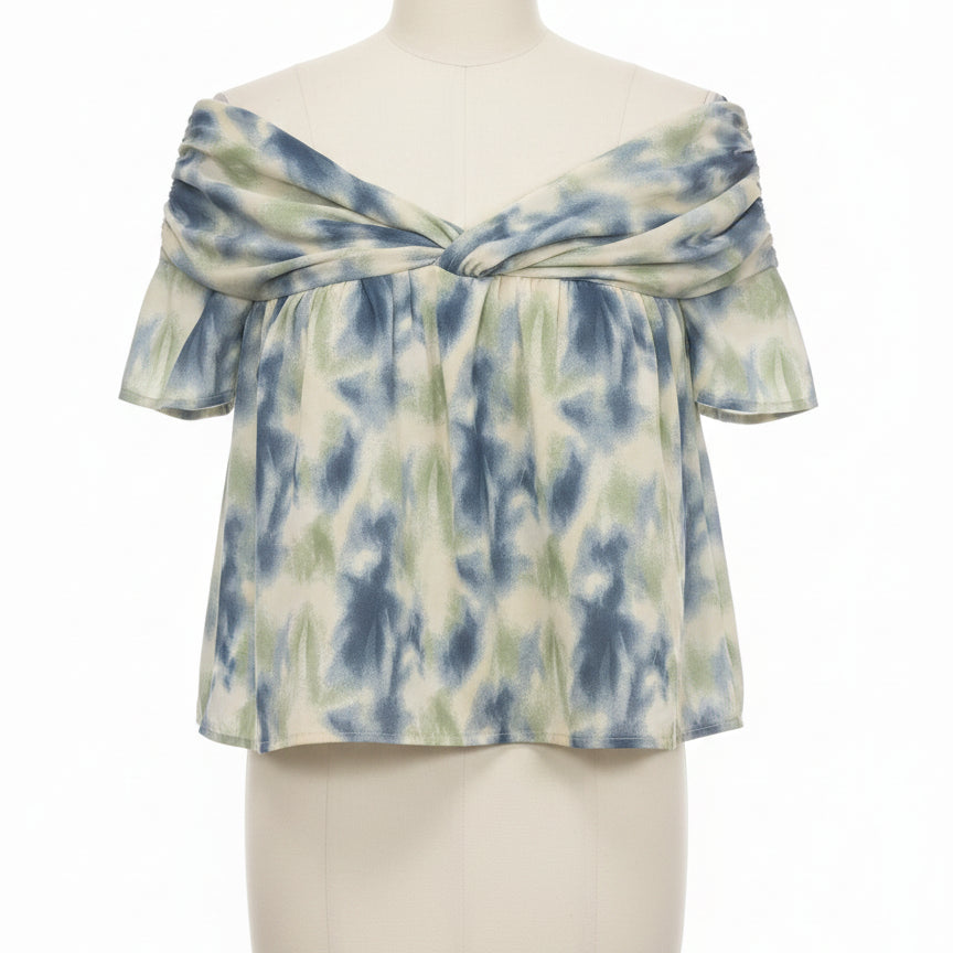 Anthropologie · Twist Front · Small · Blue Green