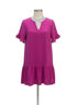 Aoulaydo · Dress · Large · Fuchsia
