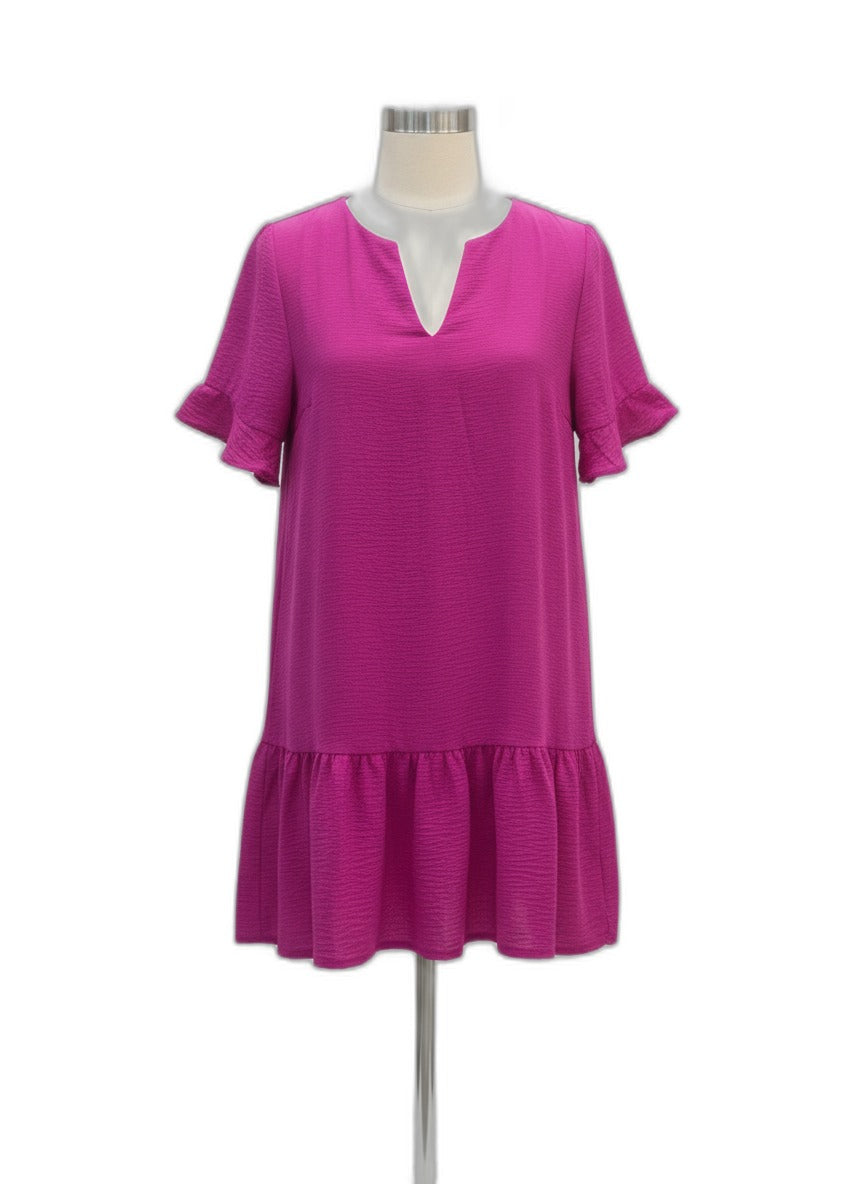 Aoulaydo · Dress · Large · Fuchsia