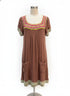 Anthropologie · Blue Tassel · Medium · BrownPink Crochet