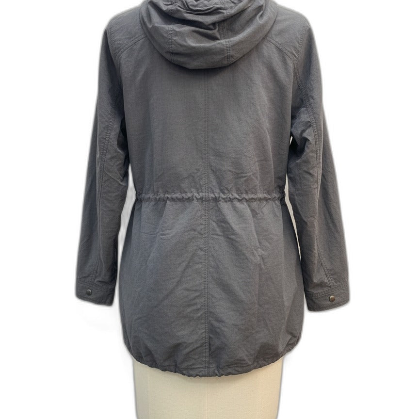 EddieBauer · Utility Hooded Water Resistant Jacket · 2X · Gray