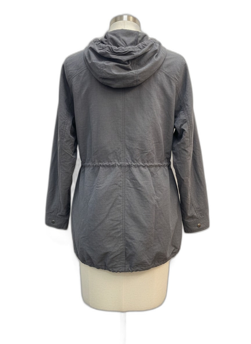 EddieBauer · Utility Hooded Water Resistant Jacket · 2X · Gray