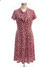 London Times · ShortSleeve Dress · 22W · RoseCream