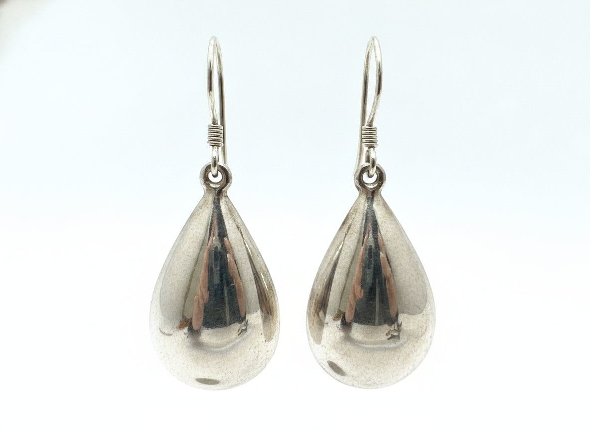 .925 Teardrop Earrings · Jewelry · wire · Silver