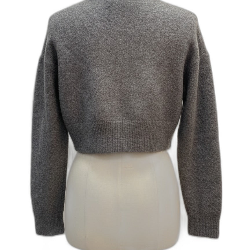 Zara · Button Up Cardigan · Small · Gray