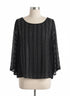 Alfani · Bell Sleeve Top · 16W · Black
