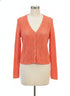 Sundance · Knit Cardigan · Medium · Coral Orange