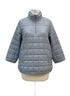 ColdwaterCreek · Quilted Quarter Zip Pullover Jacket · XLarge · Ocean