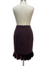 Fit and Flare · Jon Skirt Velvet Applique and Trim · 4 · Burgundy