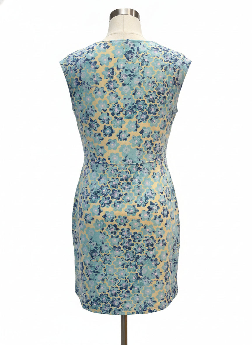 Title 9 · Active Dress Floral Print w/ Pockets · Small · TurqLime