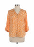 JMCollection · Roll Tab Shirt · XLarge · Orange, White