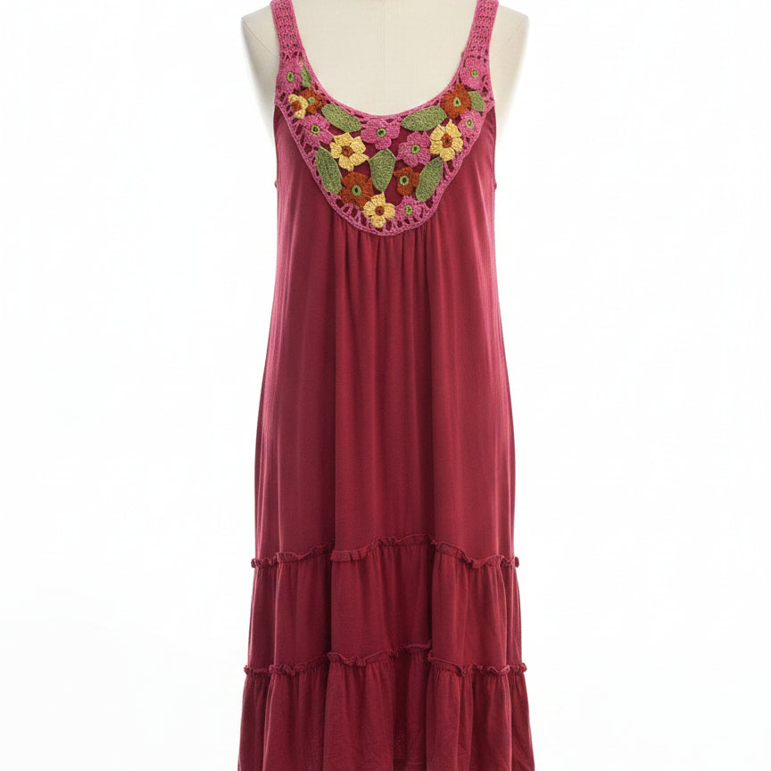 Anthropologie · Blue Tassel · Small · RedPink