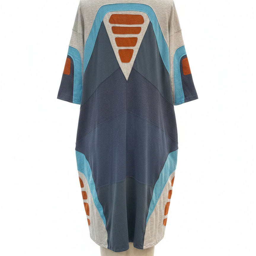 Flood Clothing Narrative-Everyone's Friend · Large · Ocean Multi