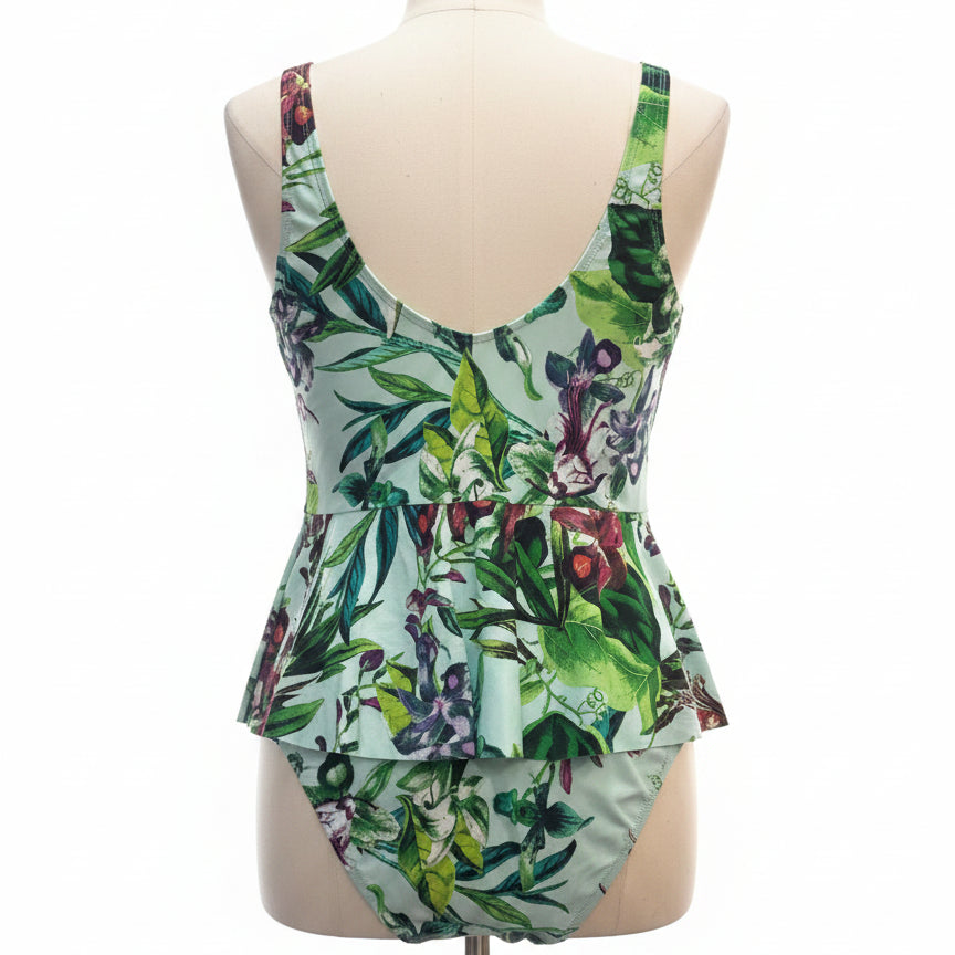 Anthropologie · Tankini Set · S/M · MintFloral