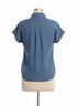 Velvet Heart · Short-Sleeve Shirt · Medium · Chambray