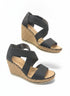 Dr. Scholl's · Vacay wedge · 9 · Black/Tan