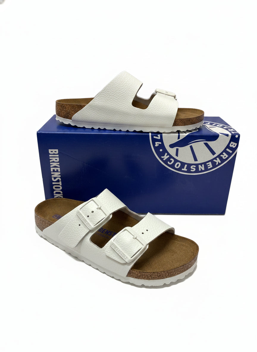 Birkenstock · Arizona · 7 Narrow · White