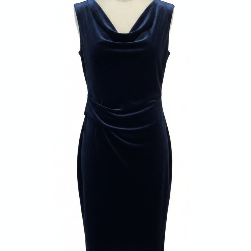Vince Camuto · Cap Sleeve Dress · 8 · Navy