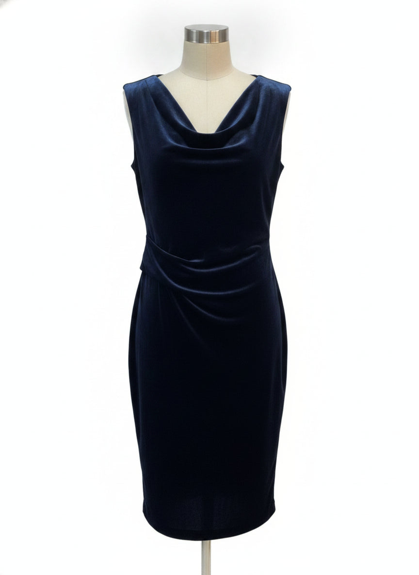 Vince Camuto · Cap Sleeve Dress · 8 · Navy