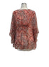 Sundance · Kimono Sleeve Top · Large · Rouge Multi