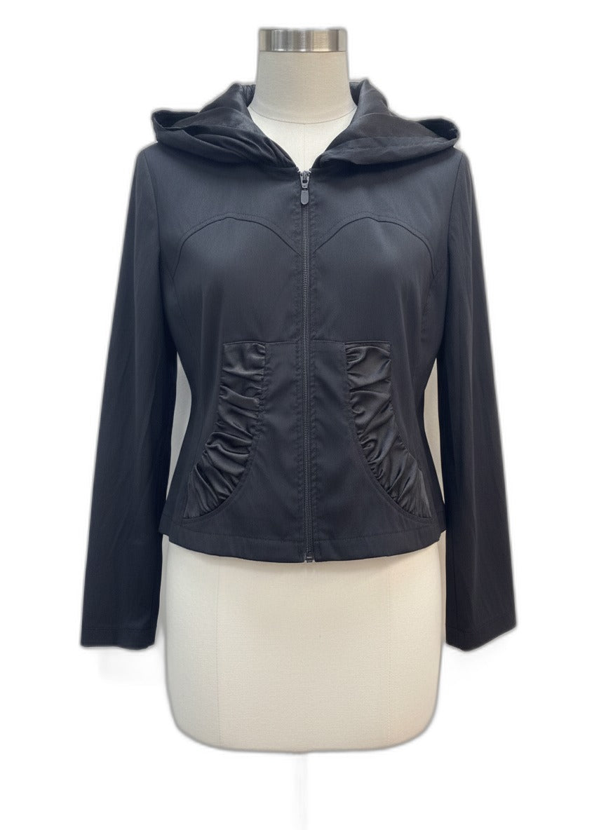 Joseph Ribkoff · Ruffle jacket · 8 · Black