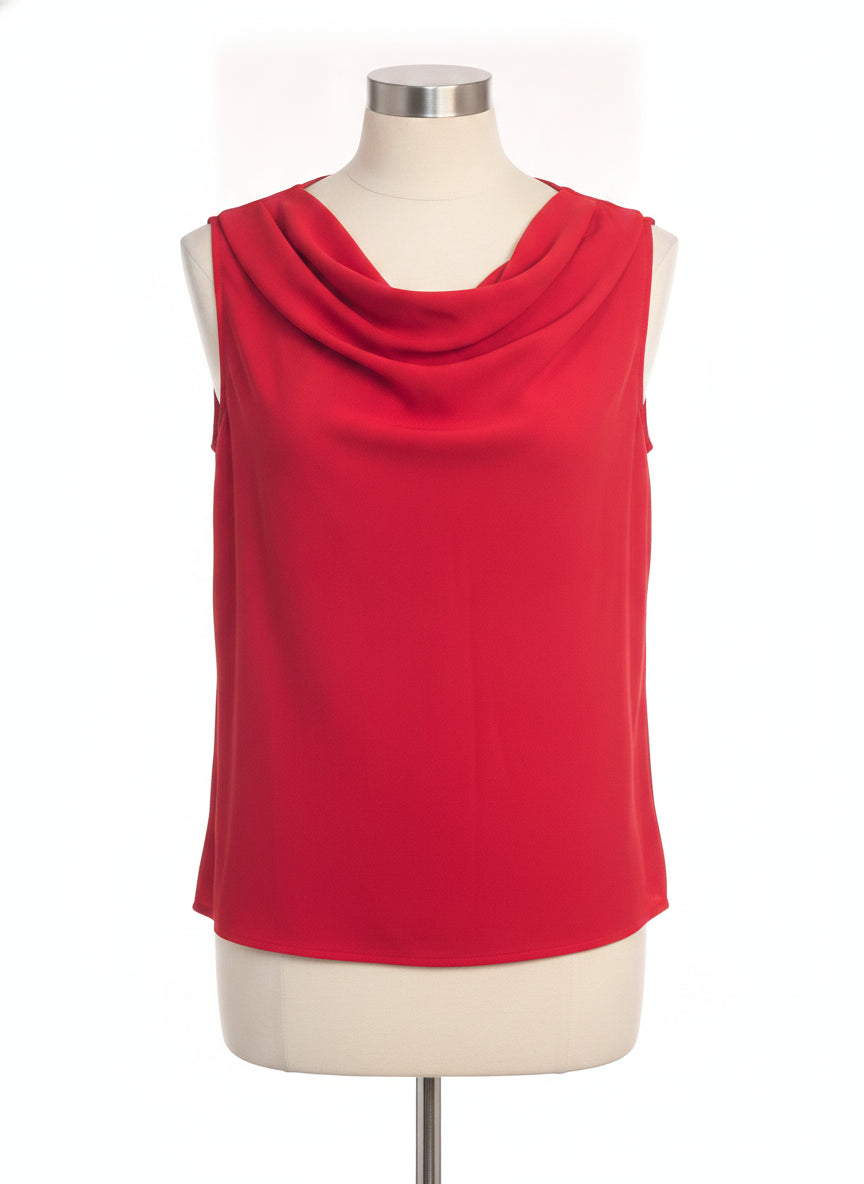 Babaton · Drape neck · Medium · Red