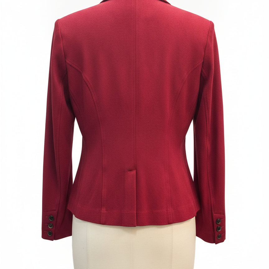 CAbi · Outing Blazer · Large · Maroon