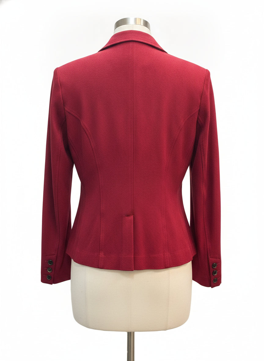 CAbi · Outing Blazer · Large · Maroon