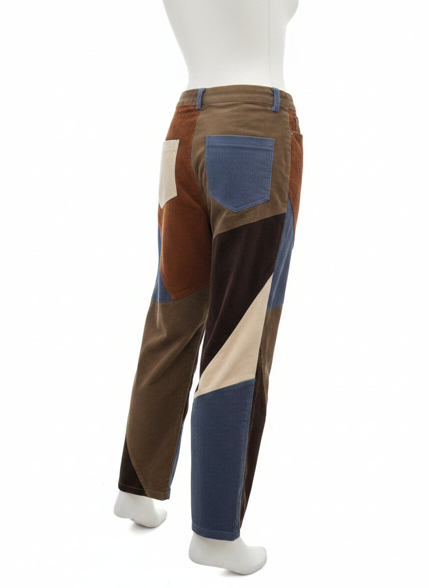 Kina&Tam · Rough Patch Pants · 2 · Patchwork Multi-color