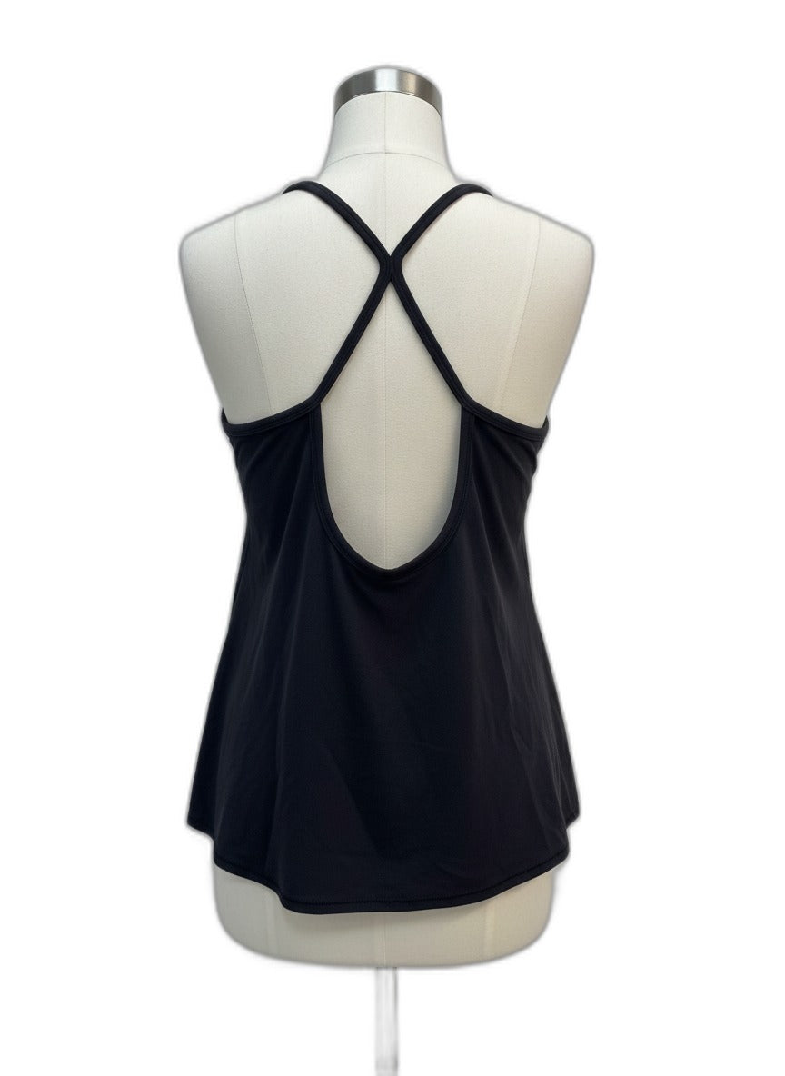 Athleta · strappy racer back · Medium · Black