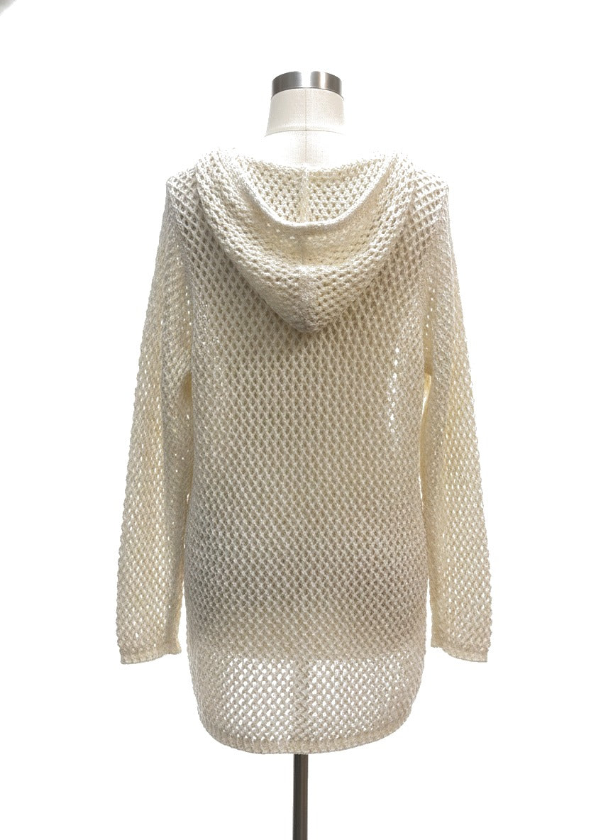 Artelier · Open Drape Cardigan · Small · Cream