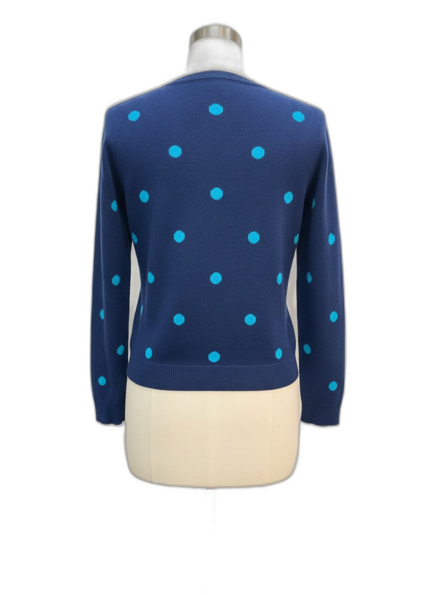 Charter Club · Polka Dots · Large · Navy Blue