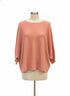 Garnet Hill · Dolman Sleeve · Small · Peach