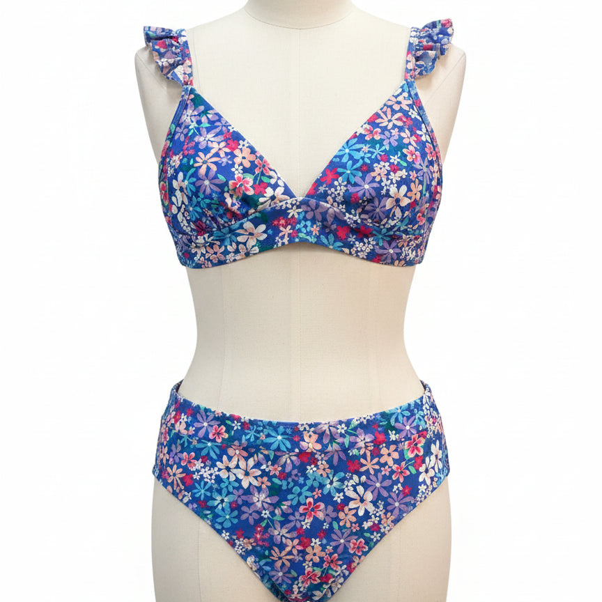 FashionSwim · S/M · BlueFloral