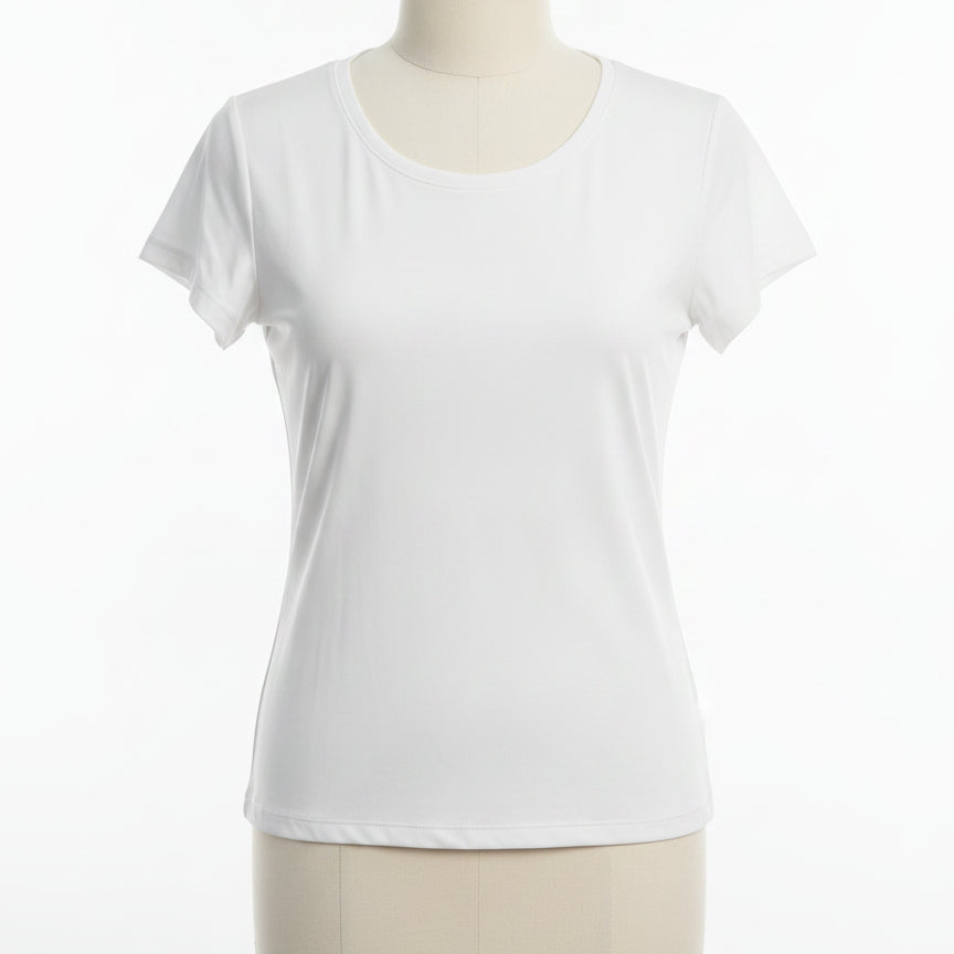 Tahari · ShortSleeve Top · Medium · White