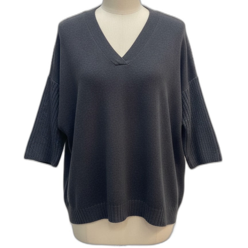 CAbi · Forty Winks Sweater · Small · DarkGray