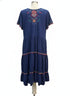 Johnny Was · NavyMulti Embroidered · Medium · NavyMulti
