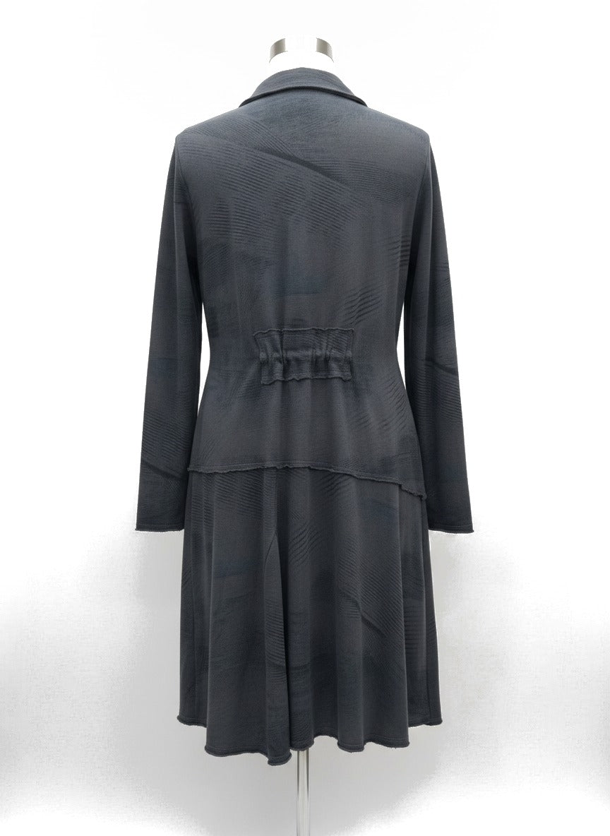 CMC · Alyssa Duster Coat · X-Large · GrayBlue