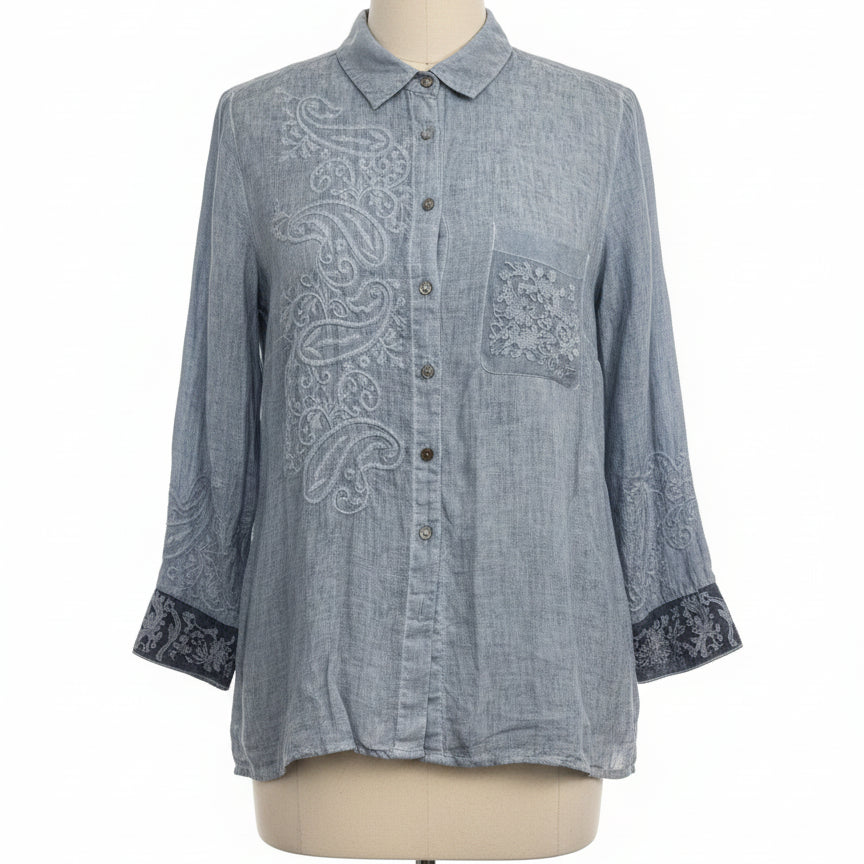 Chico's · Shirt · Large · Blue