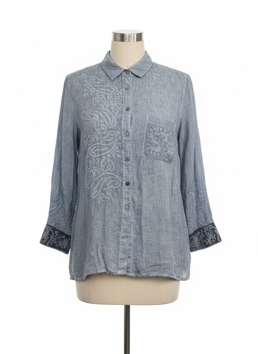 Chico's · Shirt · Large · Blue