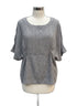 Aurea Vita · Dolman Sleeve Top · Large · Black/White