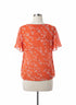 CABI · Cherry Blossom Split Sleeve Top #5772 · Small · Poppy/White