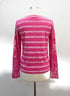 Kim Gravel · Floral Top · Large · Pink/White