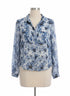 Bella Dahl · Shirt · Medium · Blue/White Floral