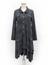 CMC · Alyssa Duster Coat · X-Large · GrayBlue