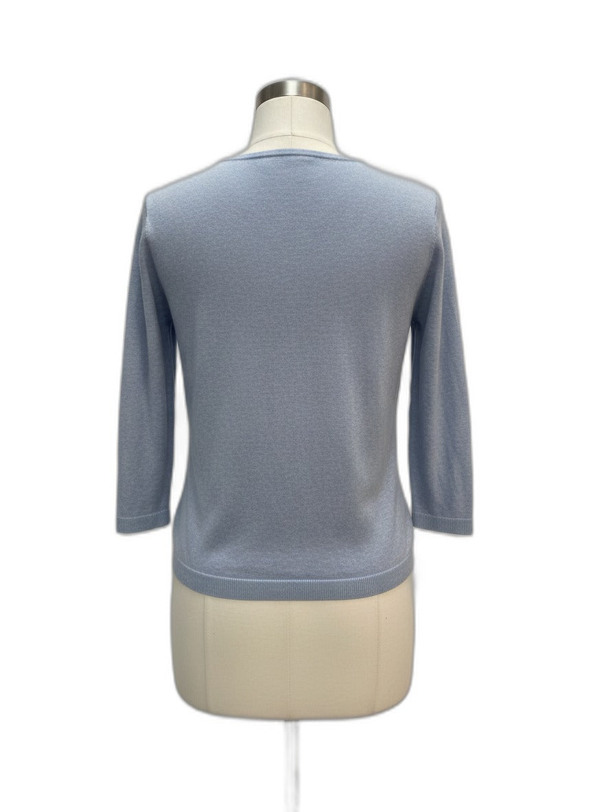 Talbots · Sweater · MediumPetite · Blue Paisley Floral